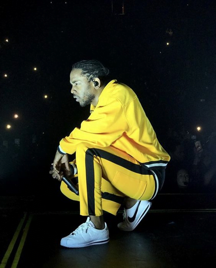  Kendrick Lamar yellow tracksuit 